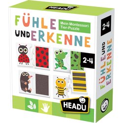Headu Živalska sestavljanka Montessori Tipaj in spoznaj - 1 k. Cene