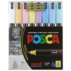 POSCA Set Markera PC-1MR 8/1 Pastelne Boje Cene