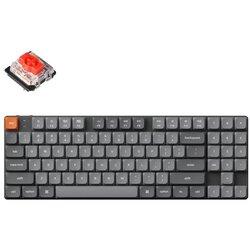 KEYCHRON K13 Max Brezžična Mehanska Tipkovnica Low-Profile, Bluetooth / 2.4 GHz, RGB, Gateron Hot-Swap Red, US Layout, K13M-H1, (21733815) Cene