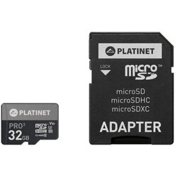 Msd PLATINET microSDHC+adapter PM32UIII Cene