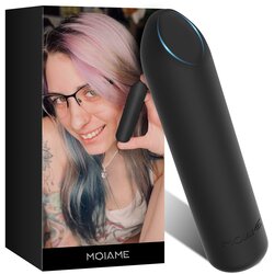 Paloqueth Bullet Mini Vibrator with 10 Powerfull Vibration Modes Black Cene