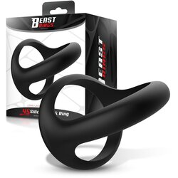 Beast Rings Double Silicone Ring 45mm Black Cene
