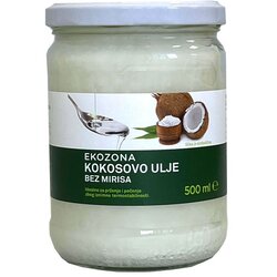 EKOZONA Ulje Kokosovo Bez Mirisa 500Ml Cene