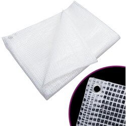 vidaXL Cerada Leno 140 g/m² 6 x 8 m bijela Cijene