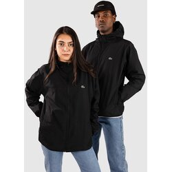 Lacoste Zipped Packable Windbreaker black Cene