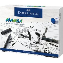 Faber-Castell pitt art pen manga starter set 167152 Cene