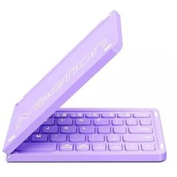 MeeTion BTK001 sklopiva, punjiva bež.tastatura, ljubičasta Cene