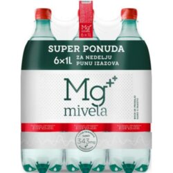 MIVELA voda mg blagogazirana 6X1L paket Cene