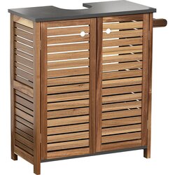 Tendance acacia kupatilski ormarić sa 2 vrata policom i držačem peškira 60X30X70CM mdf Cene