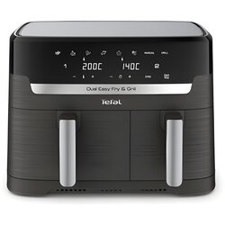 Tefal EY905B Dual Easy Fry & Grill z Dvojna friteza vrocim zrakom. Cene