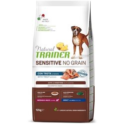 Natural trainer No Grain Adult Medium/Maxi - postrv 3 kg Cene