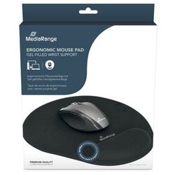 Mediarange Ergonomska podloga za miša, crna MROS250 Cene