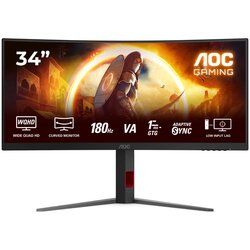 AOC 86.4cm (34“) CU34G4 21:09 HDMI+DP black/red Cene