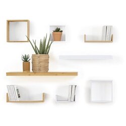 5five FIVE polica zidna 60x23.5x3.8cm mdf natur Cene