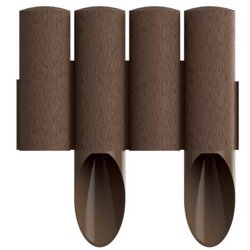 Cellfast ogradica 4 elementa 2,3m braon Cene