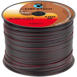 Cabletech 1,0 mm crni kabel zvučnika Cijene