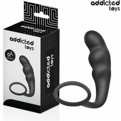 Addicted Toys Cock Erekcijski ObroČek Z Analnim Čepom Addicted Toys 4 Cene