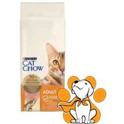 Purina Cat Chow cat Chow Adult Salmon 15kg, Granulirana Hrana Za Odrasle Mačke Sa Ukusom Lososa Cene