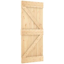  Klizna vrata Prirodna i bijela 85 x 210 cm Čvrsta borovina Cijene