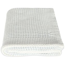 Homemania Decor Světle modrá bavlněná dětská deka Baby Ecru Lucky 90 x 90 cm Cene