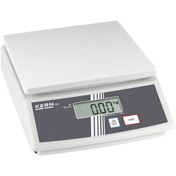 Kern Stolna vaga FCE 6K2N+C Opseg mjerenja (kg) 6 kg Mogućnost očitanja 2 g strujni pogon, baterijski pogon Kalibriran po DAkkS Cene