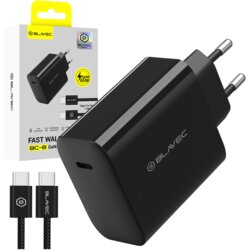 BLAVEC Zidni punjač GaN4 - Tip C - PD QC 65W 3A s kabelom Tip C na Tip C Cene