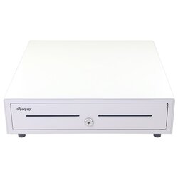 Equip Cash Register Drawer for Point of Sale (POS) System, 4 Bill /8 Coin Compartments, Removable Coin Slots, RJ11 connector Cene