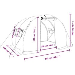  Rastlinjak z jeklenim okvirjem bel 6 m² 3x2x2 m Cene