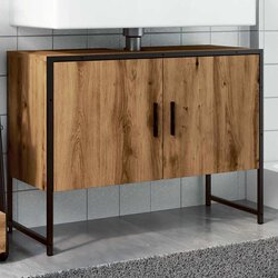 Furnova Kopalniška omara za umivalnik Artisan Oak 80x33x60 cm, (21919732) Cene