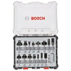 Bosch set raznih glodala, 15 komada, držač od 8 mm 2607017472 Cene