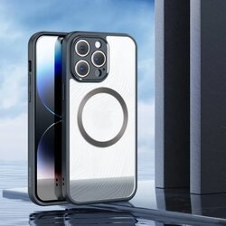 Dux ducis Aimo Mag - Durable Back Cover compatible with MagSafe for Apple iPhone 14 Pro Max black Cene