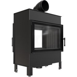 Kratki vgradni kamin LUCY/14/T/BLACK Cene