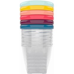 Babymoov Bowls Multicolor skledica s pokrovčkom 6x250 ml Cene