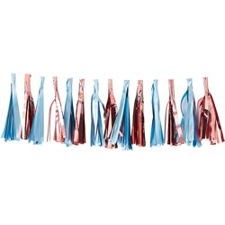 Ginger Ray® pom pom gerlanda twinkle twinkle rose gold & blue Cene