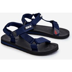 Big Star Men's Velcro Sandals DD174718 Navy Blue Cene