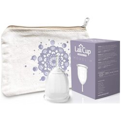 LaliCup brezbarvna menstrualna skodelica (S, M, L, XL) Cene