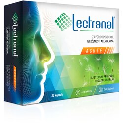 Lectranal kompleks protiv alergija lectarnal acute kapsule 30/1 Cene