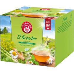 Teekanne Čaj - 12 zelišč - 160 Čajnih vrečk Cene