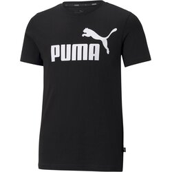 Puma Majica 'Essentials' črna / bela Cene