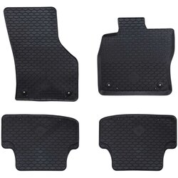 vidaXL Avto preproga 4 pcs Črna primerna za Audi A3 2012-2020 Guma, (5000204147) Cene