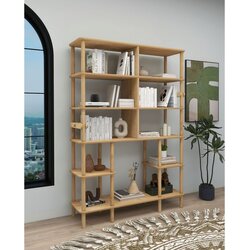 Hanah home Polica za knjige Salvia Oak Cene