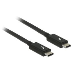 Delock Thunderbolt 3 (20 Gb/s) USB-C kabel, plug & plug, pasivni, 1,0 m, 5 A, Cene