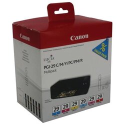 Canon paket od 6 rezervoara sa mastilom PGI-29C my/pc/mp/r multi (4873B005AA) višebojni Cene