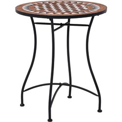 Bistro stolić s mozaikom smeđi 60 cm keramički Cene