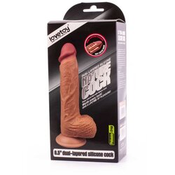 Lovetoy 2019 Lovetoy Nature Cock - dvostruki realistični dildo - 20cm (prirodni) Cene