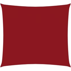 vidaXL Senčno jadro oksford blago kvadratno 2,5x2,5 m rdeče, (20965682) Cene