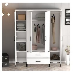 Hanah home garderober kumsal ptp white Cene
