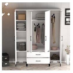 Hanah home Kumsal PTP ormar, bijeli Cijene