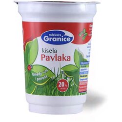 GRANICE Kisela pavlaka 20%mm casa 400g Cene