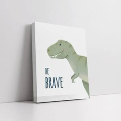 CUTE&COOL HOME slika dino Be brave 25x20cm Cene